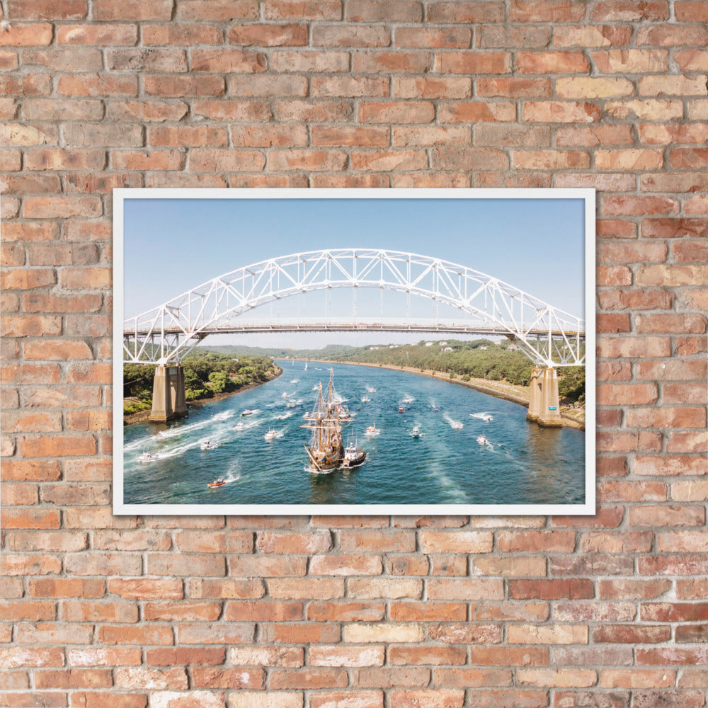 Mayflower 2 under the Sagamore Bridge / New England