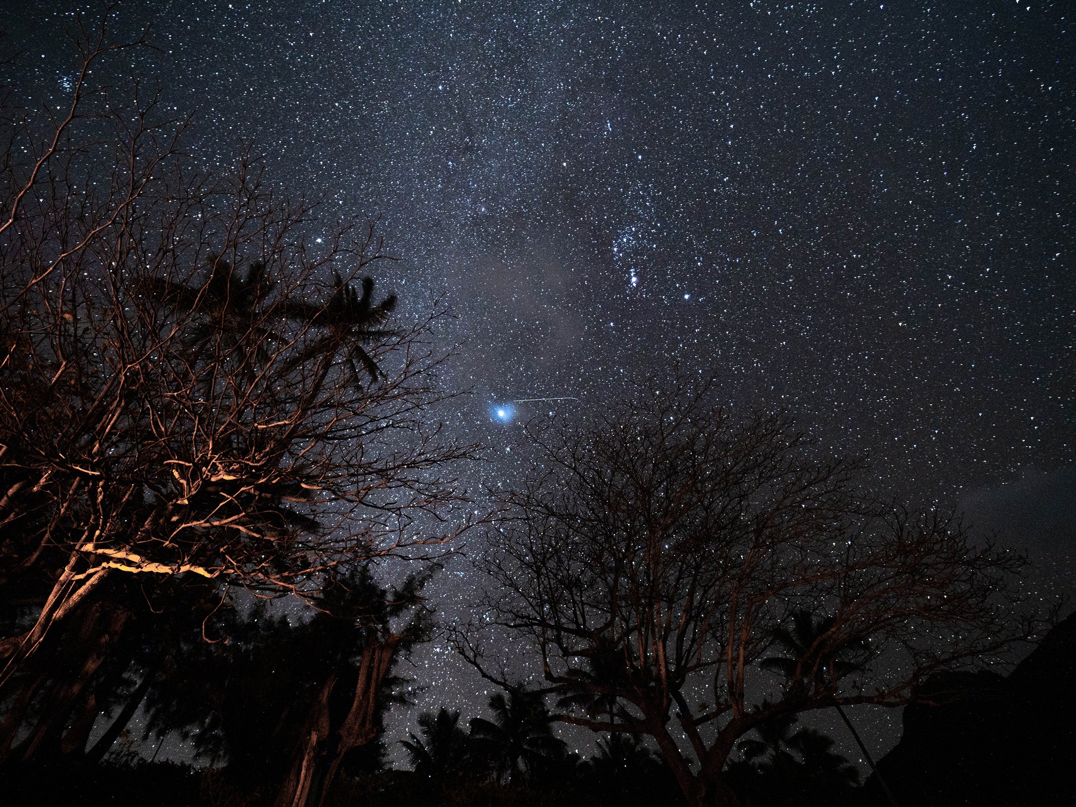 Stargazing at Tunnels Beach, Kauai